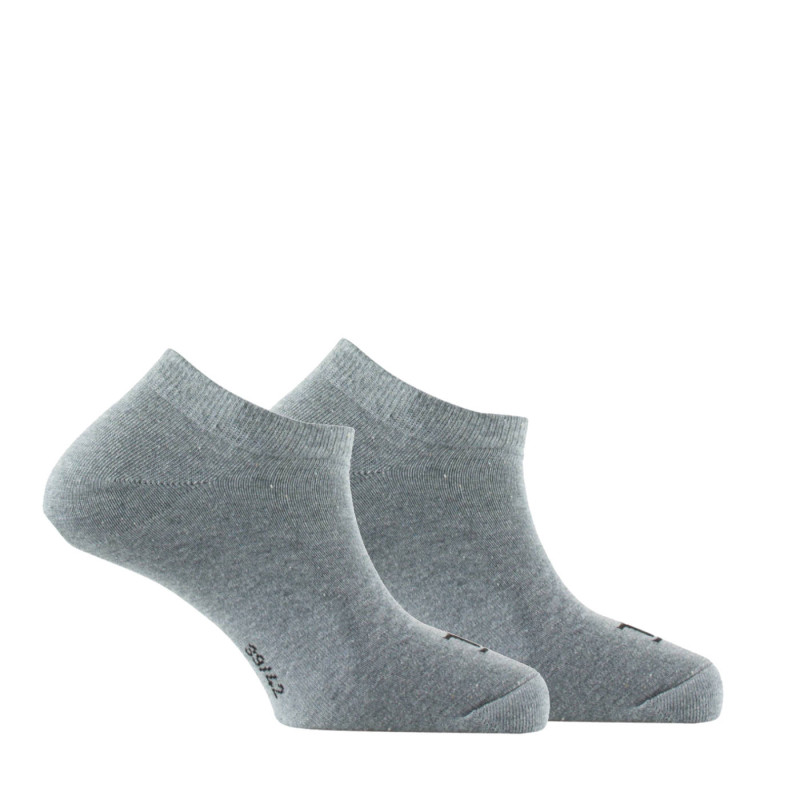 chaussette basse gris
