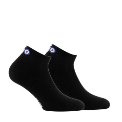 chaussette courte noir femme