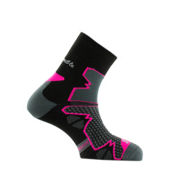 double courte rando trek noir rose