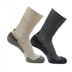 Lot de 2 paires de chaussettes Trek-GR Concept® beige anthracite