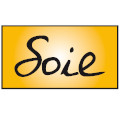 Logo matière : Soie. Une fibre douce, respirante, résistante et isolante.